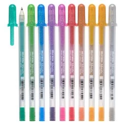Buy 🌟 Gelly Roll® Metallic Gel Pen 10 Color Set by Sakura 🌟