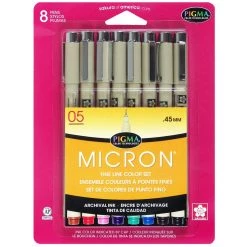 Budget π Pigma® Micron™ 05 Fine Line Pen 8 Color Set by Sakura π 7 Budget π Pigma® Micron™ 05 Fine Line Pen 8 Color Set by Sakura π -Fabriano Sales Store 10155529