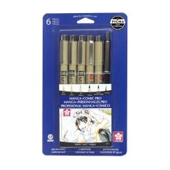 Best reviews of 💯 Pigma® Micron™ Manga-Comic Pro 6 Piece Set by Sakura 💯