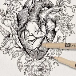 Budget ❤️ Pigma® Micron® Fine Line Black 6 Piece Pen Set by Sakura 🔥 -Fabriano Sales Store 10204351 5