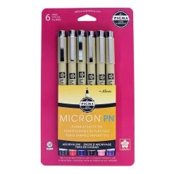 Cheapest 🥰 6 Packs: 6 ct. (36 total) Pigma® Micron™ PN Durable Plastic Nib Pen Set by Sakura 💯 -Fabriano Sales Store 10527792 1