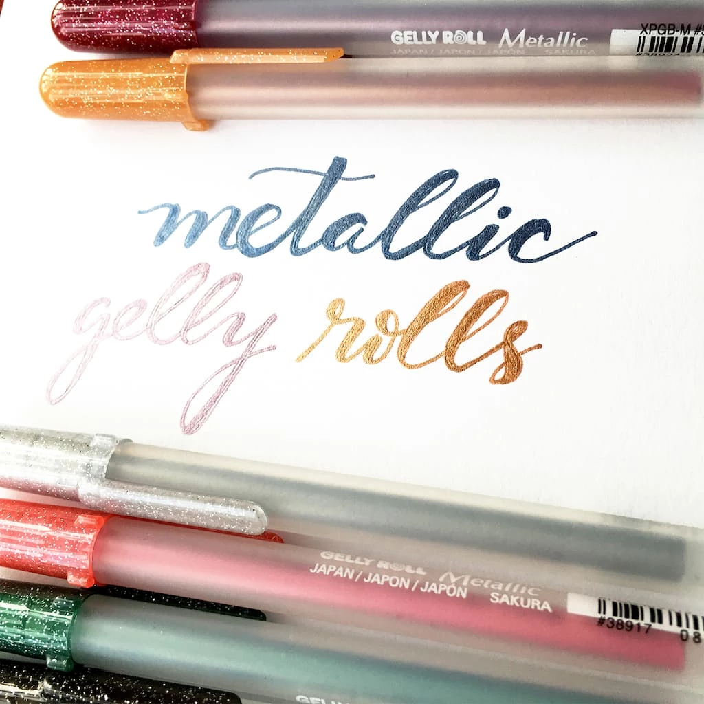 New π₯° Gelly Roll® Metallic® Gel Pen Set, 5 Hot Colors by Sakura π 6 New π₯° Gelly Roll® Metallic® Gel Pen Set, 5 Hot Colors by Sakura π - Image 4