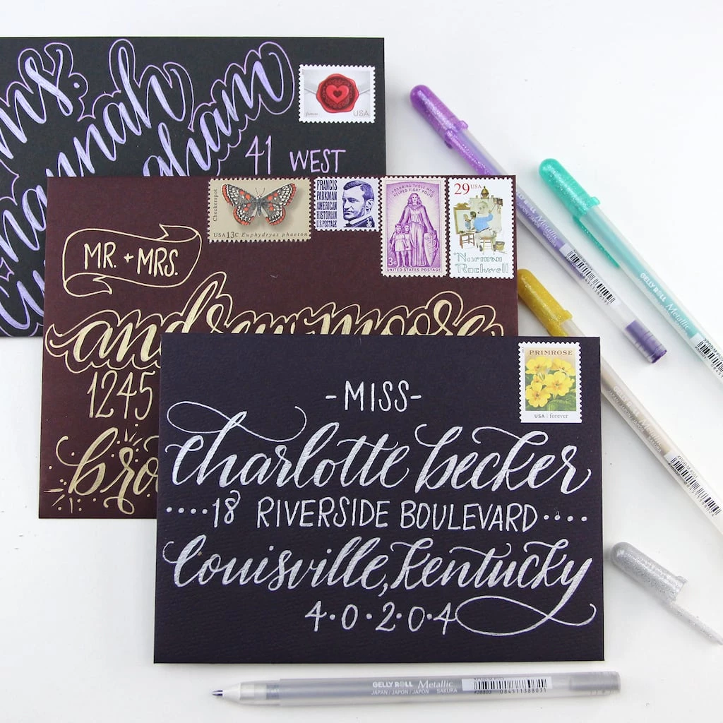 New π₯° Gelly Roll® Metallic® Gel Pen Set, 5 Hot Colors by Sakura π 5 New π₯° Gelly Roll® Metallic® Gel Pen Set, 5 Hot Colors by Sakura π - Image 3