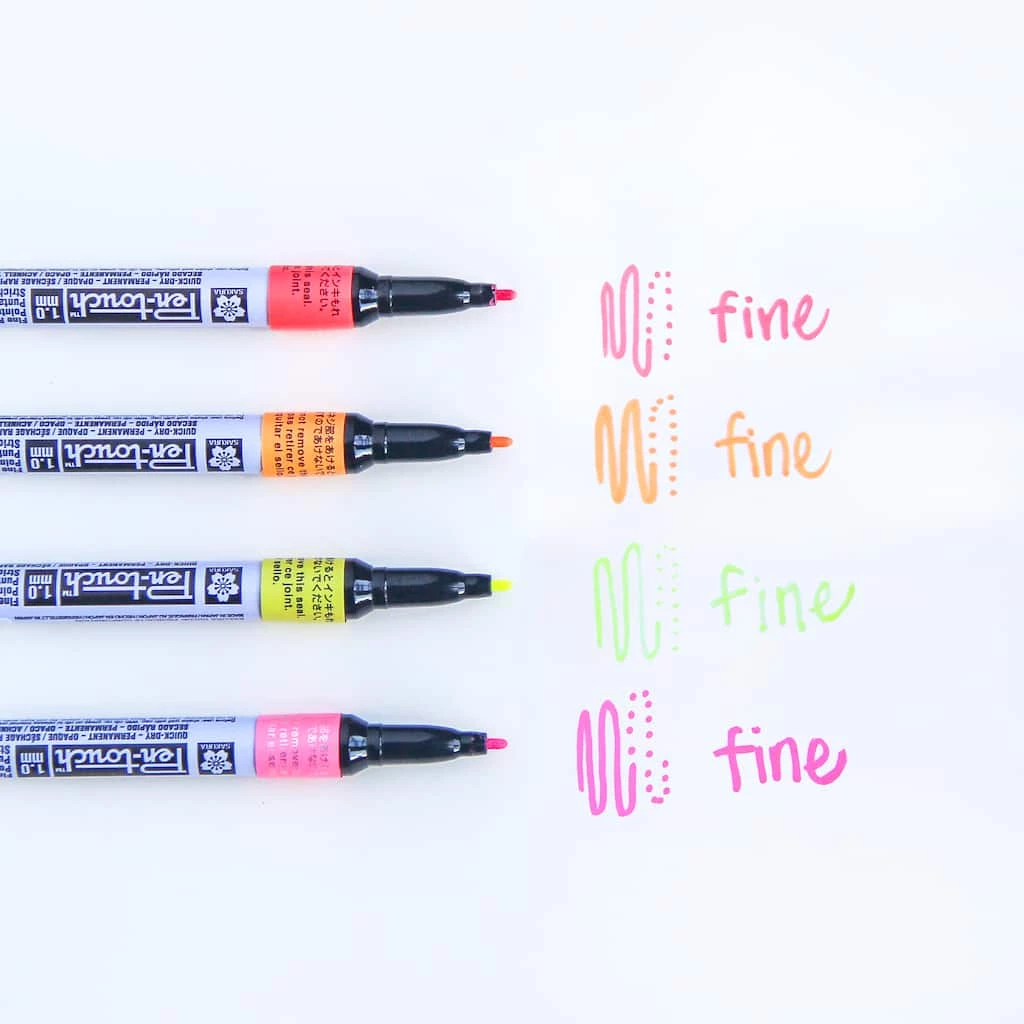 Cheapest π 6 Packs: 4 ct. (24 total) Pen Touch® Florescent Fine Tip Marker Set by Sakura π₯° 3 Cheapest π 6 Packs: 4 ct. (24 total) Pen Touch® Florescent Fine Tip Marker Set by Sakura π₯° - Image 2