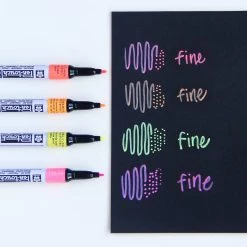 Promo 💯 Pen Touch® Florescent Fine Tip Marker Set by Sakura 🛒 -Fabriano Sales Store 10694522 4