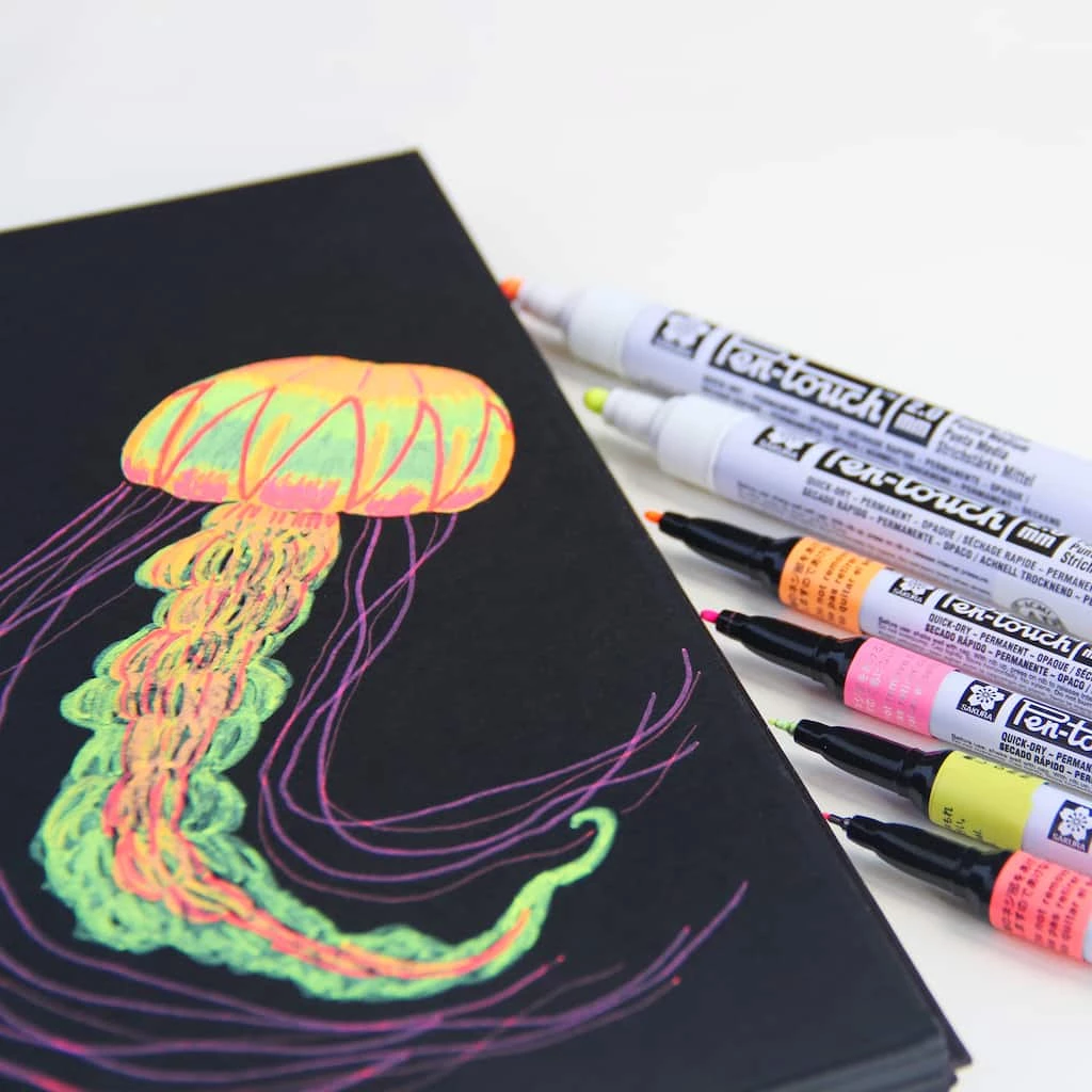 Cheapest π 6 Packs: 4 ct. (24 total) Pen Touch® Florescent Fine Tip Marker Set by Sakura π₯° 5 Cheapest π 6 Packs: 4 ct. (24 total) Pen Touch® Florescent Fine Tip Marker Set by Sakura π₯° - Image 4