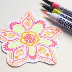 Best deal 🧨 Pen Touch® Florescent Medium Tip Marker Set by Sakura 😀 -Fabriano Sales Store 10694523 7