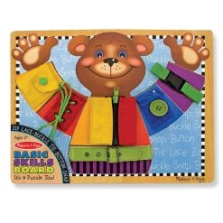 Outlet ✔️ Basic Skills Wooden Learning Board by Melissa & Doug 🛒