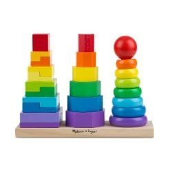 Wholesale 🔥 Geometric Stacker Wooden Toy by Melissa & Doug 🎉