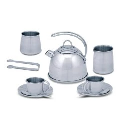 Coupon 🥰 Melissa & Doug® Stainless Steel Tea Set 👍 -Fabriano Sales Store D223464S 2