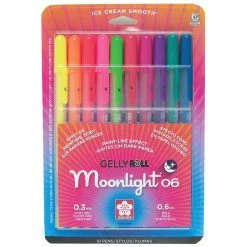 Best reviews of 🌟 Gelly Roll® Moonlight® 06 Fine Point Gel Pen 10 Color Set by Sakura 💯