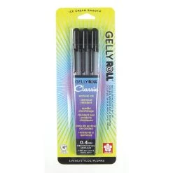Wholesale ⭐ Gelly Roll® Classic™ 08 Medium Point Black Gel Pens, 3ct. by Sakura 🛒