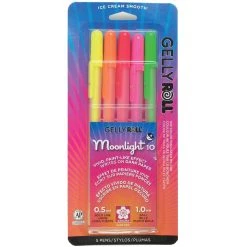 Best Pirce 💯 Gelly Roll® Moonlight® 10 Bold Point Gel Pen 5 Color Set, Dawn by Sakura 💯