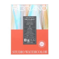 Outlet 👍 8 Pack: Fabriano® Hot Press Studio Watercolor Pad 🎉 -Fabriano Sales Store D257450S 1