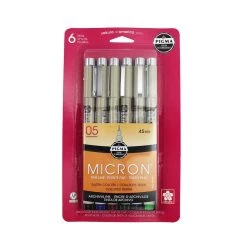 Best Pirce 🥰 Pigma® Micron™ 05 Fine Line Pen 6 Earth Colors Set by Sakura 🎁