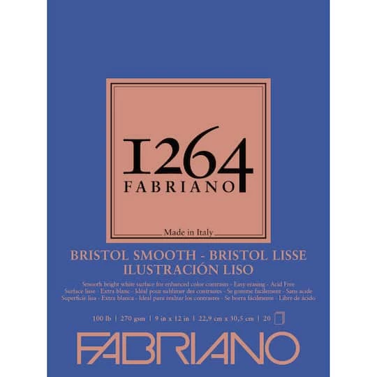 Top 10 π 6 Pack: Fabriano® 1264 Smooth Bristol Pad β 5 Top 10 π 6 Pack: Fabriano® 1264 Smooth Bristol Pad β - Image 3