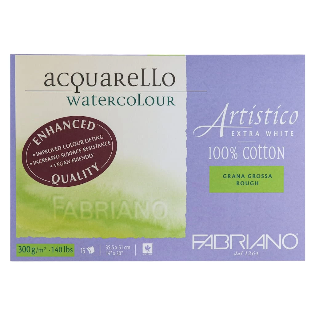 Cheap βοΈ 3 Pack: Fabriano® Artistico Extra White Rough Watercolor Block, 14'' x 20'' π 3 Cheap βοΈ 3 Pack: Fabriano® Artistico Extra White Rough Watercolor Block, 14'' x 20'' π