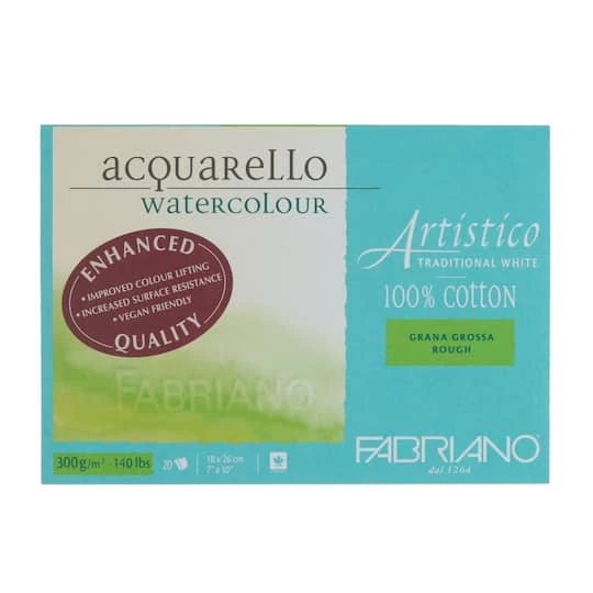 Best deal π₯° 6 Pack: Fabriano® Artistico Traditional White Rough Watercolor Block π 5 Best deal π₯° 6 Pack: Fabriano® Artistico Traditional White Rough Watercolor Block π - Image 3