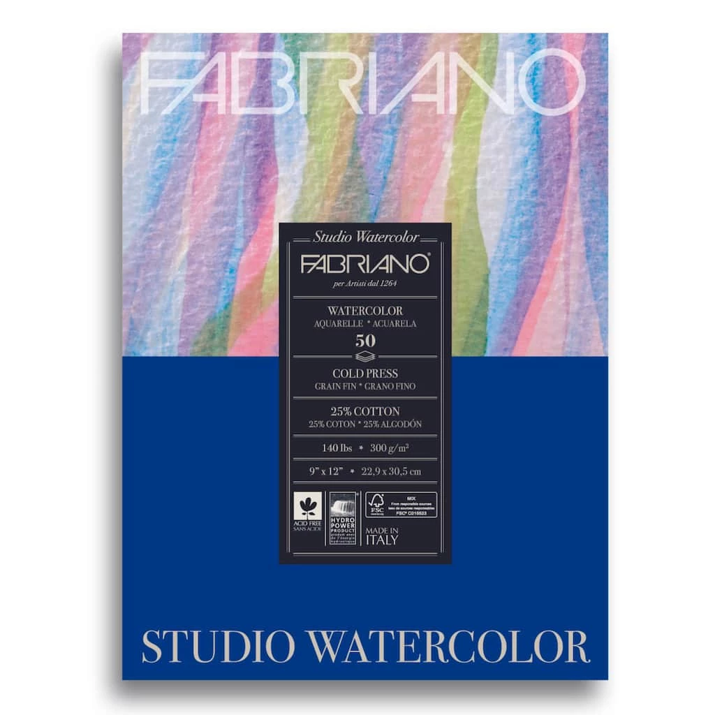 Best Sale β 6 Pack: Fabriano® Studio Cold Press Watercolor Pad, 9'' x 12'' π 3 Best Sale β 6 Pack: Fabriano® Studio Cold Press Watercolor Pad, 9'' x 12'' π