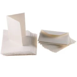 Cheap 🧨 Fabriano 3.3" x 5.1" Medioevalis White Cards & Envelopes, 20ct. 👍 -Fabriano Sales Store D514520S 6