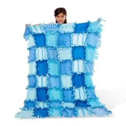 Cheapest 🧨 Melissa & Doug® Created by Me Striped Fleece Quilt ⭐ -Fabriano Sales Store D517876S 5