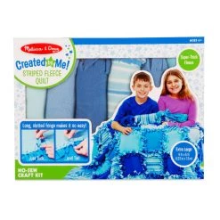 Cheapest 🧨 Melissa & Doug® Created by Me Striped Fleece Quilt ⭐ -Fabriano Sales Store D517876S 8