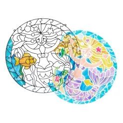 Flash Sale 🛒 Melissa & Doug® Mermaid Stained Glass Kit 🥰 -Fabriano Sales Store D517886S 4