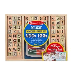 Best Pirce 👏 Melissa & Doug® Wooden ABC Activity Stamp Set ✨