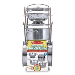 Cheap 🔔 Melissa & Doug® Let's Play House! Pots & Pans Set 🌟 -Fabriano Sales Store D519809S 3
