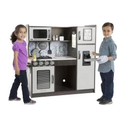 Budget 🌟 Melissa & Doug® Charcoal Chef's Kitchen 😀 -Fabriano Sales Store D519837S 4