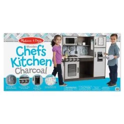 Budget 🌟 Melissa & Doug® Charcoal Chef's Kitchen 😀 -Fabriano Sales Store D519837S 5