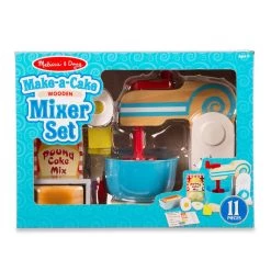 Budget 🔔 Melissa & Doug® Wooden Make-A-Cake Mixer Set 👏 -Fabriano Sales Store D519845S 3