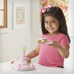 Buy 🔔 Melissa & Doug® Triple-Layer Party Cake 🎉 -Fabriano Sales Store D519854S 3