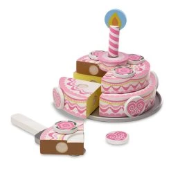 Buy 🔔 Melissa & Doug® Triple-Layer Party Cake 🎉 -Fabriano Sales Store D519854S 6
