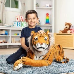 Outlet 💯 Melissa & Doug® Tiger Stuffed Animal 🧨 -Fabriano Sales Store D519950S 2
