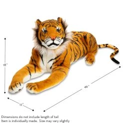Outlet 💯 Melissa & Doug® Tiger Stuffed Animal 🧨 -Fabriano Sales Store D519950S 3