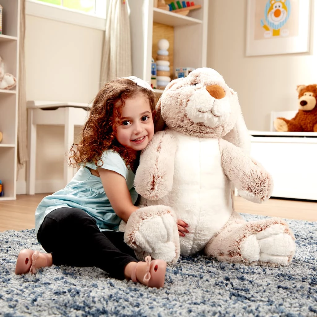 Buy 𧨠Melissa & Doug® Jumbo Burrow Bunny Stuffed Animal π 4 Buy 𧨠Melissa & Doug® Jumbo Burrow Bunny Stuffed Animal π - Image 2