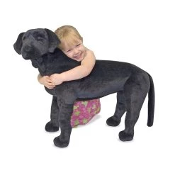 Outlet 🌟 Melissa & Doug® Black Lab Stuffed Animal 🔔 -Fabriano Sales Store D519958S 2