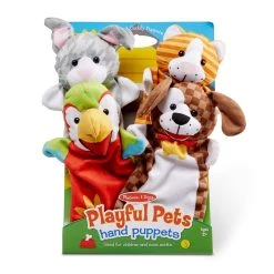 Best Sale 👏 Melissa & Doug® Playful Pets Hand Puppets Set ❤️