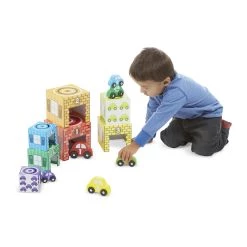 Hot Sale 😀 Melissa & Doug® Nesting & Sorting Garages & Cars 🌟 -Fabriano Sales Store D577214S 2