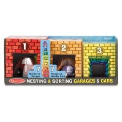 Hot Sale 😀 Melissa & Doug® Nesting & Sorting Garages & Cars 🌟 -Fabriano Sales Store D577214S 4