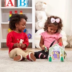 Best Pirce ⌛ Melissa & Doug® Wooden Doorbell House ⌛ 12 Best Pirce ⌛ Melissa & Doug® Wooden Doorbell House ⌛ -Fabriano Sales Store D577243S 2