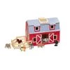 Best Pirce 💯 Melissa & Doug® Wooden Fold & Go Barn 👍
