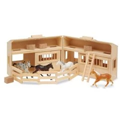 Cheapest ✔️ Melissa & Doug® Fold & Go Stable Set 😍 -Fabriano Sales Store D577250S 4