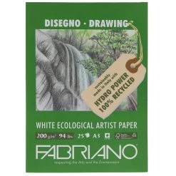 Promo ✔️ 5 Pack: Fabriano® Eco White Drawing & Sketching Pad, 11.7" x 16.5" 🎁