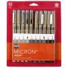 Deals ⭐ Pigma® Micron® Black & Gray 10 Piece Pen Set by Sakura 🛒 2 Deals ⭐ Pigma® Micron® Black & Gray 10 Piece Pen Set by Sakura 🛒 -Fabriano Sales Store D618143S 1