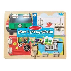 Flash Sale ❤️ Melissa & Doug® Lock & Latch Board 😍 -Fabriano Sales Store D624511S 3