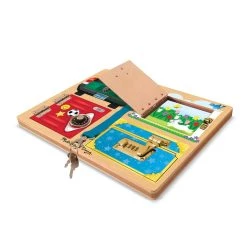Flash Sale ❤️ Melissa & Doug® Lock & Latch Board 😍 -Fabriano Sales Store D624511S 4