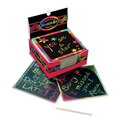 Cheapest π Melissa & Doug® Scratch Art® Box of Rainbow Mini Notes π€©