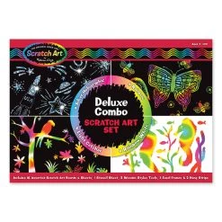 New π Melissa & Doug® Scratch Art® Deluxe Combo Set β